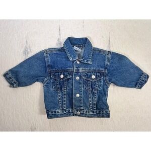 OshKosh B'Gosh Baby Denim Jacket 12 Months Blue Classic Button Up